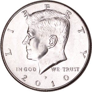2010-P Kennedy Half Dollar Main Image