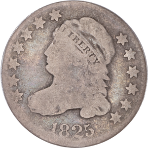 1825 Capped Bust Silver Dime Main Image
