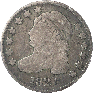 Dime - Capped Bust - 1827 F Main Image