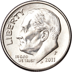 2011-P Roosevelt Dime Main Image