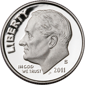 2011-S Roosevelt Dime Main Image