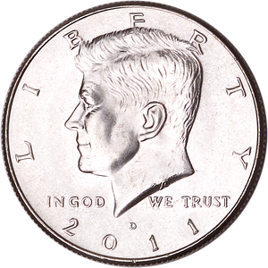 2011-D Kennedy Half Dollar Main Image