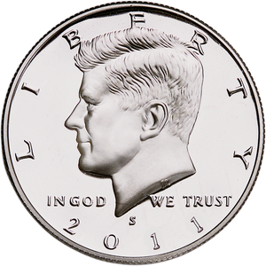 2011-S Clad Kennedy Half Dollar Main Image