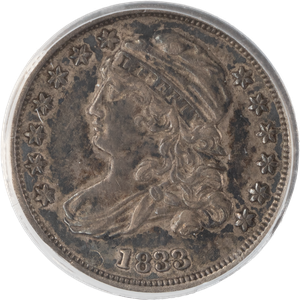 1833 Capped Bust Dime Main Image