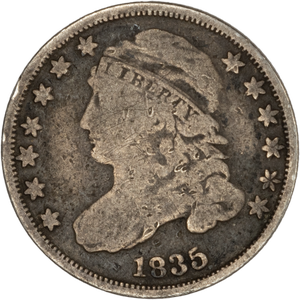 1835 Capped Bust Dime Main Image