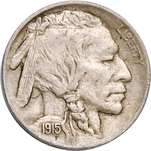 Five Cent Piece - Buffalo - 1915 XF | Littleton Coin Company