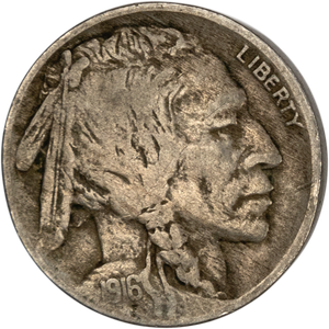 Five Cent Piece - Buffalo - 1916 F Main Image
