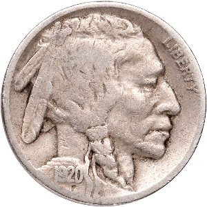 Five Cent Piece - Buffalo - 1920 CIRC Main Image
