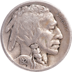 Five Cent Piece - Buffalo - 1921 F Main Image