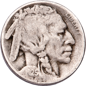 Five Cent Piece - Buffalo - 1925-S CIRC Main Image