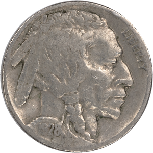Five Cent Piece - Buffalo - 1928 VG Main Image