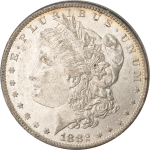 1882-O O/S VAM-5 Morgan Silver Dollar Main Image