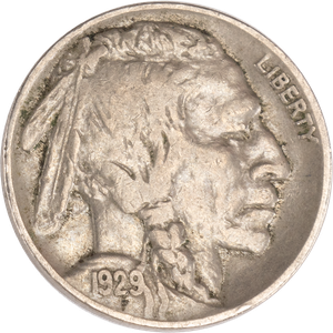 Five Cent Piece - Buffalo - 1929 F Main Image