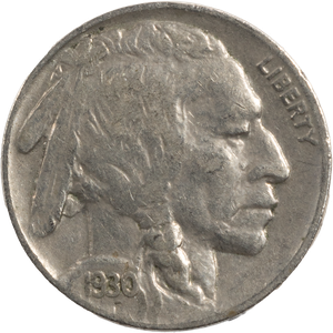 Five Cent Piece - Buffalo - 1930 VF#2 Main Image