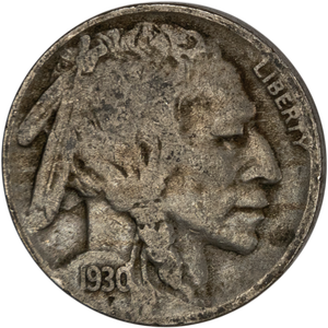 Five Cent Piece - Buffalo - 1930-S VG Main Image