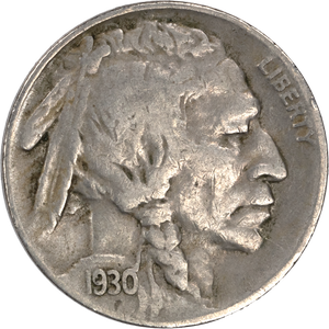 Five Cent Piece - Buffalo - 1930-S F Main Image