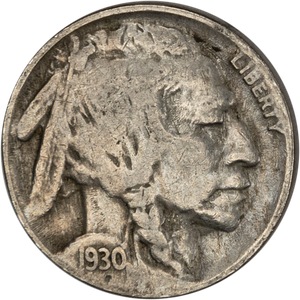 1930-S Buffalo Nickel Main Image