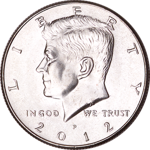 2012-P Kennedy Half Dollar Main Image