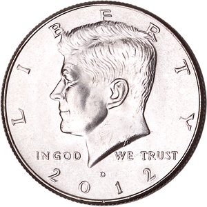 2012-D Kennedy Half Dollar Main Image