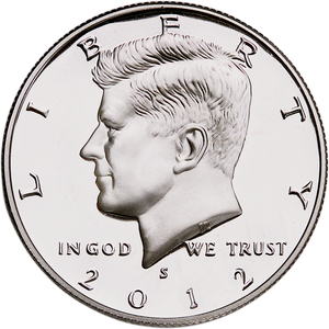 2012-S Clad Kennedy Half Dollar Main Image