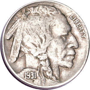 1931-S Buffalo Nickel Main Image