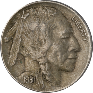 1931-S Buffalo Nickel Main Image