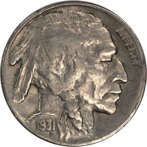 Five Cent Piece - Buffalo - 1931-S CIRC Main Image