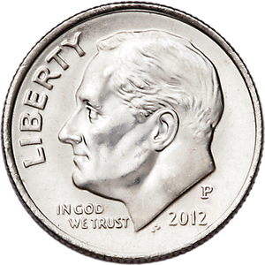 2012-P Roosevelt Dime Main Image