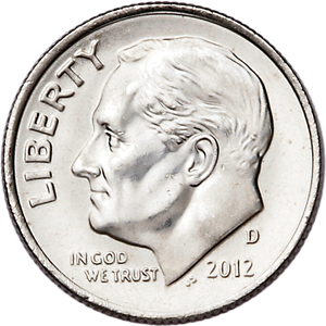 2012-D Roosevelt Dime Main Image
