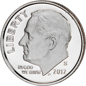 2012-S Roosevelt Dime Main Image