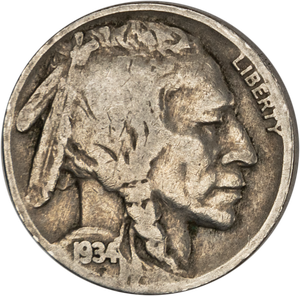 1934 Buffalo Nickel G Main Image