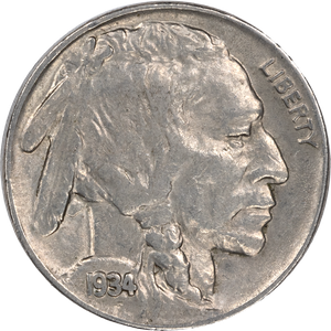 1934 Buffalo Nickel XF Main Image