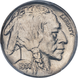 1934 Buffalo Nickel PCGS MS65 Main Image