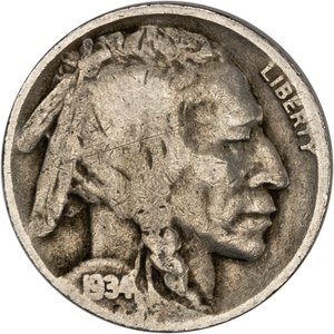 1934-D Buffalo Nickel Main Image