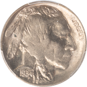 1934-D Buffalo Nickel PCGS          MS62 Main Image