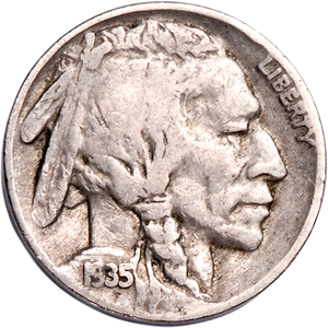 Five Cent Piece - Buffalo - 1935 G Main Image