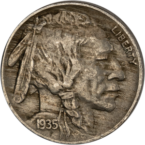Five Cent Piece - Buffalo - 1935 VF Main Image