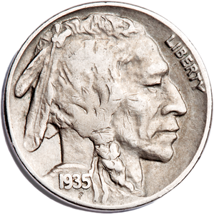 Five Cent Piece - Buffalo - 1935 CIRC Main Image