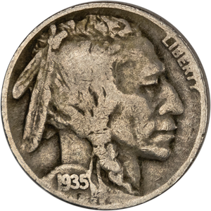 Five Cent Piece - Buffalo - 1935-D VG Main Image