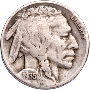 1935-S Buffalo Nickel Main Image
