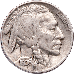Five Cent Piece - Buffalo - 1936 G Main Image