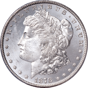 1878 7/8 Tail Feathers Morgan Silver Dollar Main Image