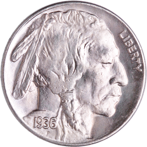 1936-S Buffalo Nickel Main Image