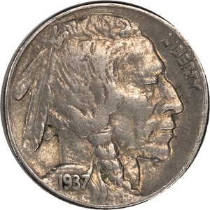Five Cent Piece - Buffalo - 1937 VF Main Image