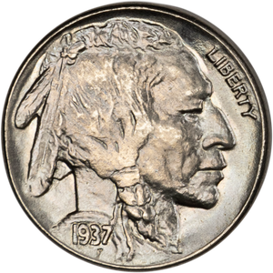 Five Cent Piece - Buffalo - 1937 MS63 Main Image