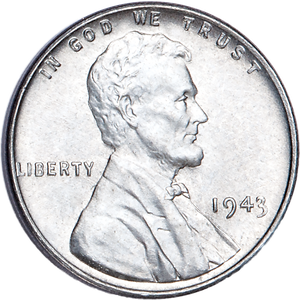 1943 Lincoln Head Steel Cent Main Image
