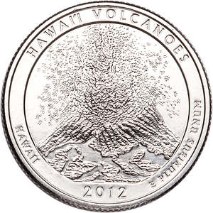 2012-S Unc. Hawai'i Volcanoes National Park Quarter Main Image
