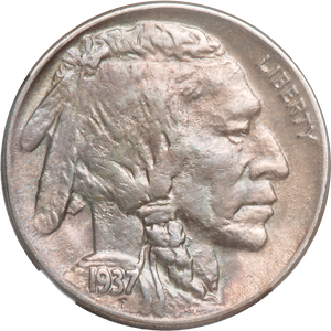 1937-D Buffalo Nickel, 3-Legged Variety Main Image
