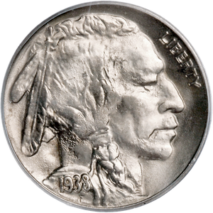 1938-D Buffalo Nickel, D over S Main Image