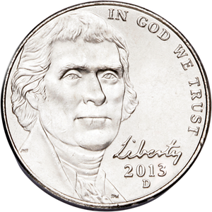 2013-D Jefferson Nickel Main Image